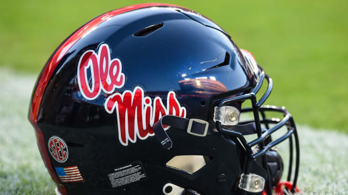 Ole miss Helmet 